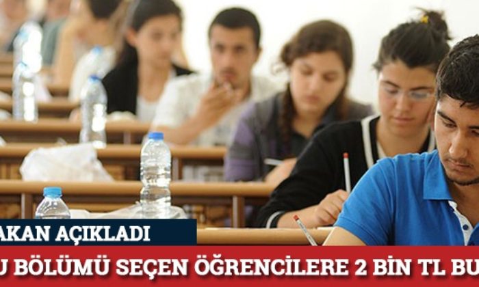 Her Bölümde Yüzde 20 Gibi Bir Kontenjan Ayrıldı
