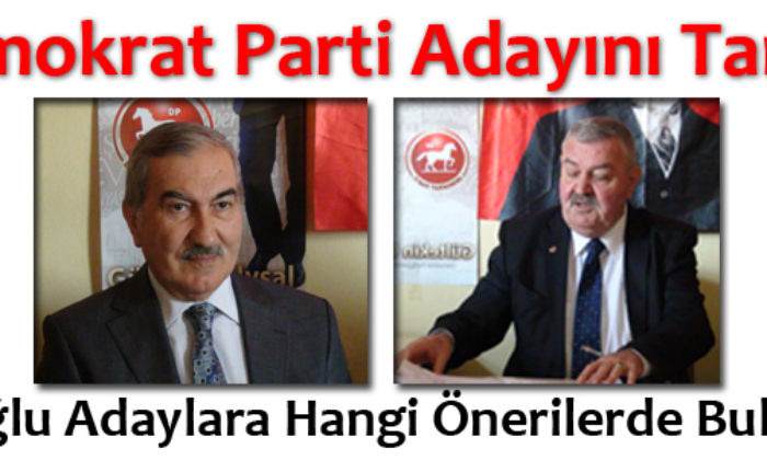 Demokrat Parti Adayını Tanıttı