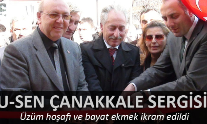 Kamu-Sen Çanakkale Sergisi Açtı