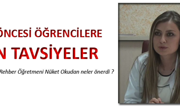 YGS Öncesi Öğrencilere Son Tavsiyeler