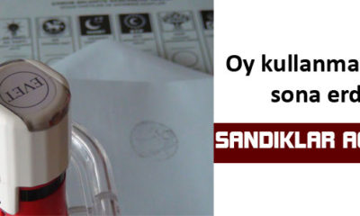 Oy Kullanma İşlemi Sona Erdi