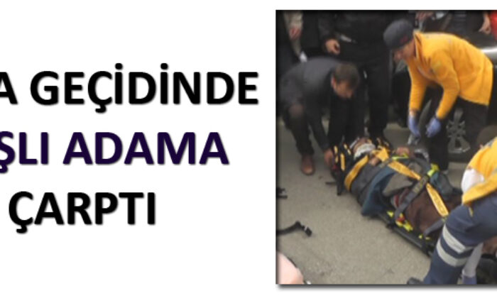 Yaya Geçidindeki Yaşlı Adama Çarptı