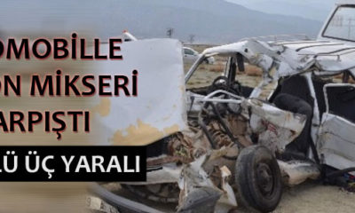 Kargı’da Kaza: Bir Ölü, Üç Yaralı