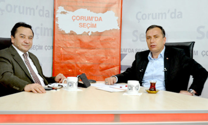 Çorum’da Seçim 01:30’da ÇRT’de / AK Parti İl Başkanı Ahmet Sami Ceylan