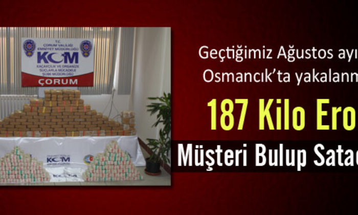 187 Kilo Eroini Müşteri Bulup Satacakmış