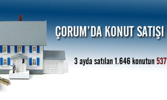 Çorum’da Konut Satışı Azaldı