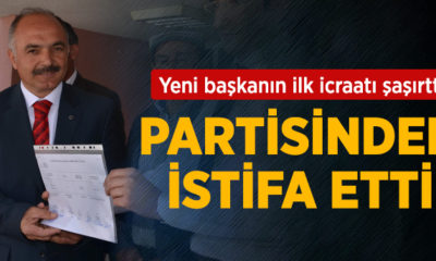 Dodurga’dan Seçilen Başkan Partisinden İstifa Etti