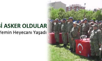 Bir Günde Çakı Gibi Asker Oldular!