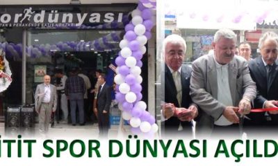 Hitit Spor Dünyası Açıldı