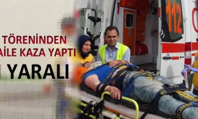 Yemin Töreninden Dönen Aile Kaza Yaptı: Altı Yaralı