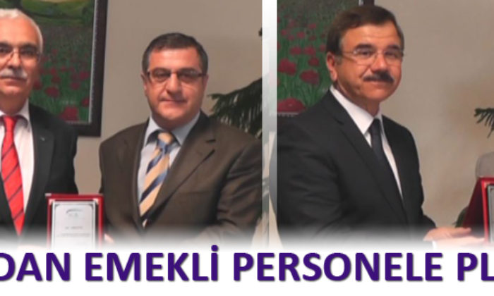 SGK’dan Emekli Personele Plaket
