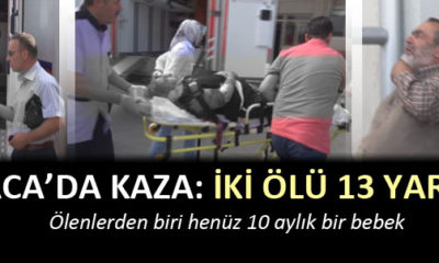 Alaca’da Kaza: İki Ölü 13 Yaralı