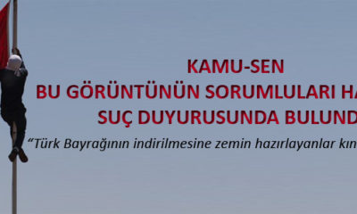 Türk Bayrağının İndirilmesine Tepkiler