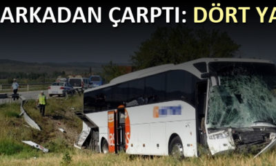 Tıra Arkadan Çarptı: Dört Yaralı