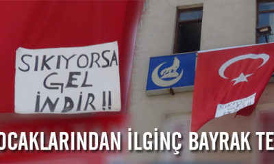 Ülkü Ocaklarından İlginç Bayrak Tepkisi