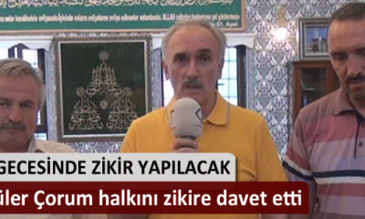 Kadir Gecesinde Zikir Yapılacak
