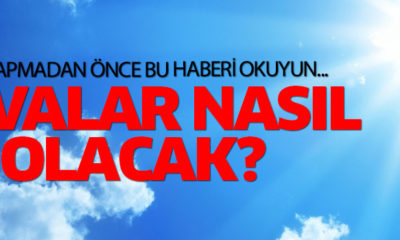 Çorum’da Bu Hafta Hava Nasıl Olacak ?