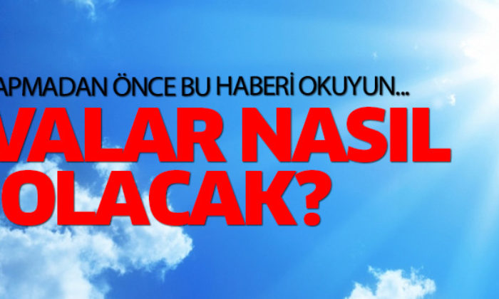 Çorum’da Bu Hafta Hava Nasıl Olacak ?