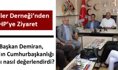 MHP İl Başkanı Demiran Erdoğan’ın Adaylığını Değerlendirdi