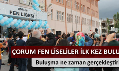Fen Lisesi Mezunları İlk Defa Buluşuyor