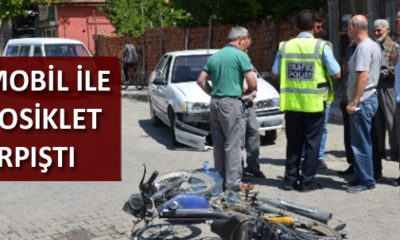 Otomobil İle Motosiklet Çarpıştı: Bir Yaralı