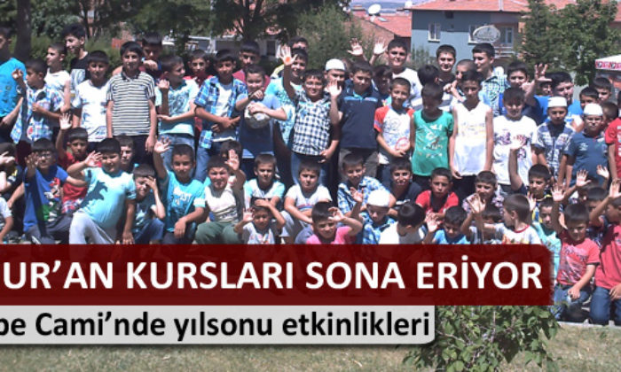 Yaz Kur’an Kursları Şenliklerle Sona Eriyor