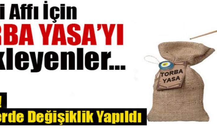 Vergi Affı Tarihi Değişiyor