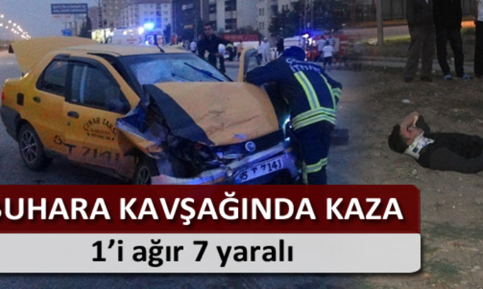 Buharaevler Kavşağında Kaza:  7 Yaralı