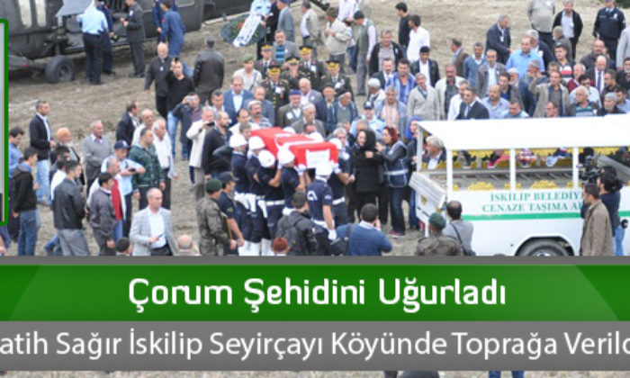 Çorum Şehidini Uğurladı