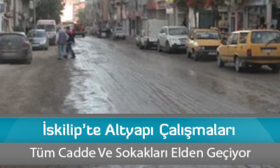 İskilip’te Altyapı Çalışmaları