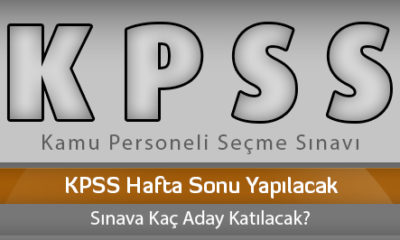 KPSS Hafta Sonu Yapılacak