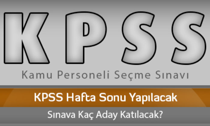KPSS Hafta Sonu Yapılacak