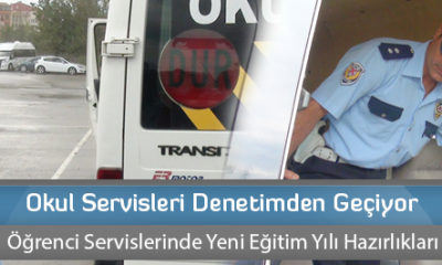 Okul Servisleri Denetimden Geçiyor