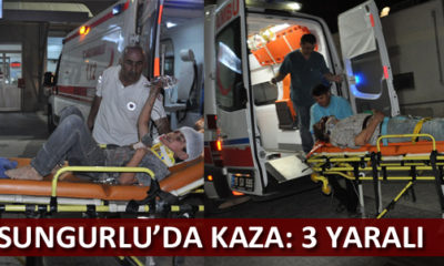 Sungurlu’da Kaza: 1’i Çocuk 3 Kişi Ağır Yaralandı