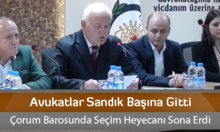 Avukatlar Sandık Başına Gitti