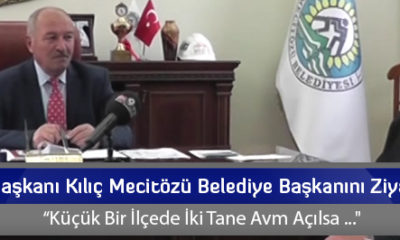 Çesob Başkanı Kılıç Mecitözü Belediye Başkanını Ziyaret Etti