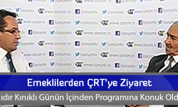 Emeklilerden ÇRT’ye Ziyaret