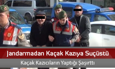 Jandarmadan Kaçak Kazıya Suçüstü