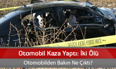 Otomobil Kaza Yaptı: İki Ölü