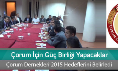 Çorum İçin Güç Birliği Yapacaklar