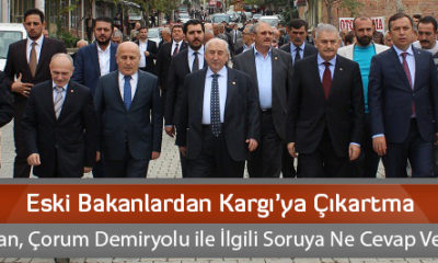 Eski Bakanlardan Kargı’ya Çıkartma