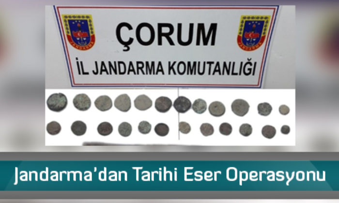 Jandarma’dan Tarihi Eser Operasyonu