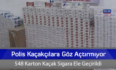Polis Kaçakçılara Göz Açtırmıyor