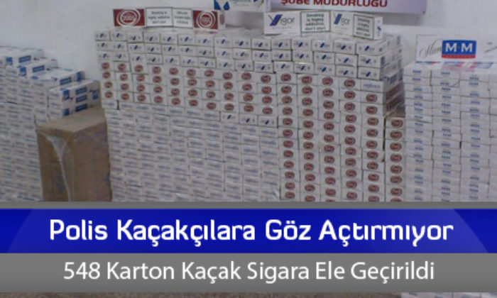 Polis Kaçakçılara Göz Açtırmıyor