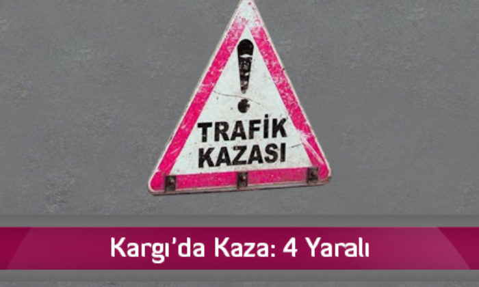 Kargı’da Kaza: 4 Yaralı