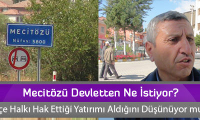Mecitözü’nde Sorunlar