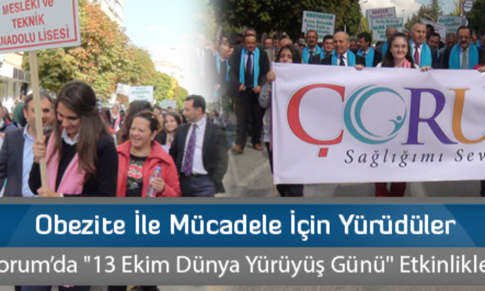 Obezite İle Mücadele İçin Yürüdüler