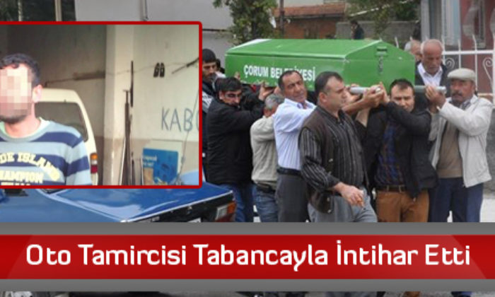 Oto Tamircisi Tabancayla İntihar Etti