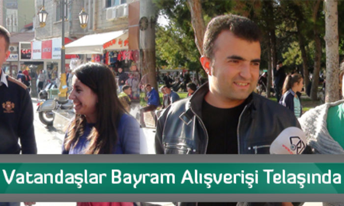 Vatandaşlar Bayram Alışverişi Telaşında