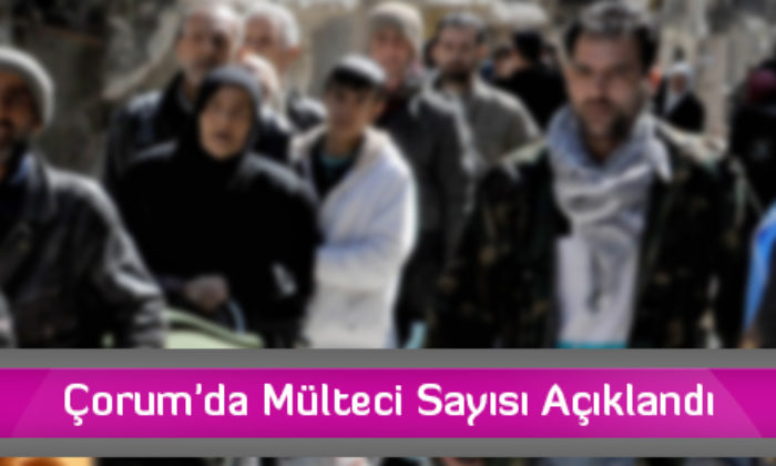 Çorum’da 2 Bin 552 Yabancı Var